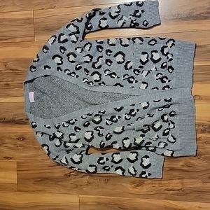 Pink Lily over sized long cardigan S